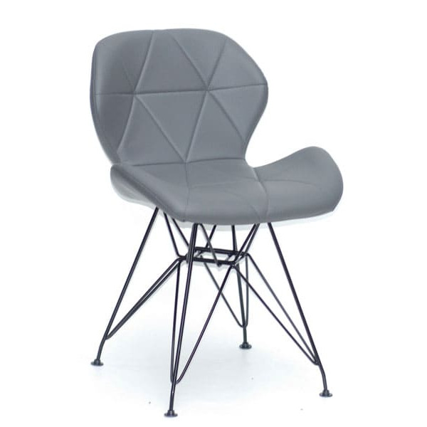 Стілець Onder Mebli Invar BK-ML Сірий 21-0