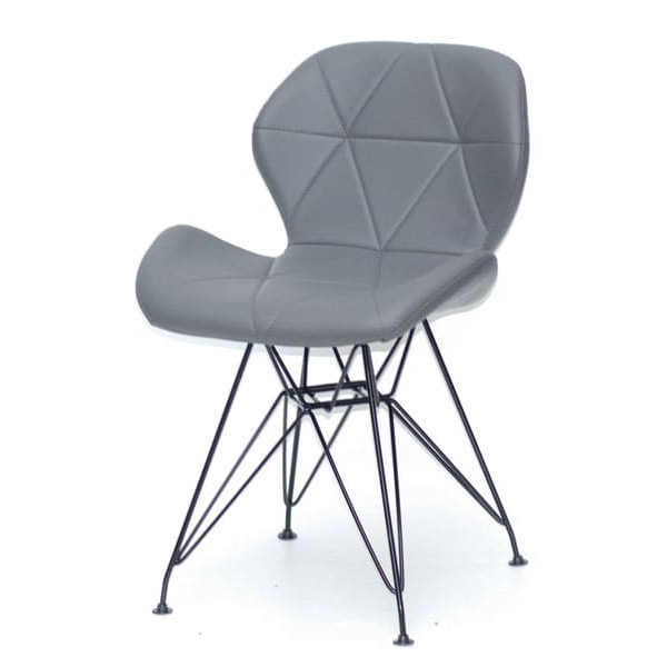 Стілець Onder Mebli Invar BK-ML Сірий 21-1