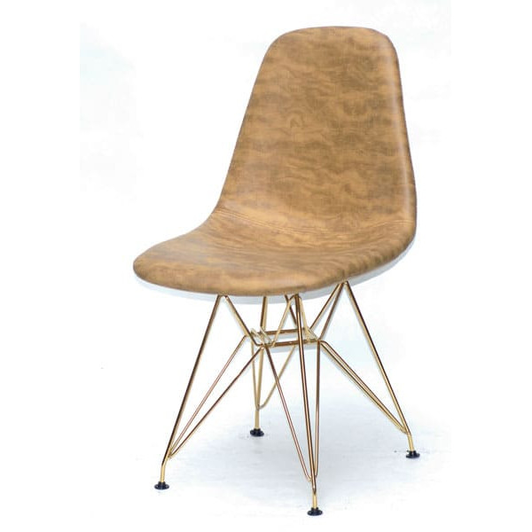 Стілець Onder Mebli Lari GD-ML Жовтий MR-201 Нубук-1