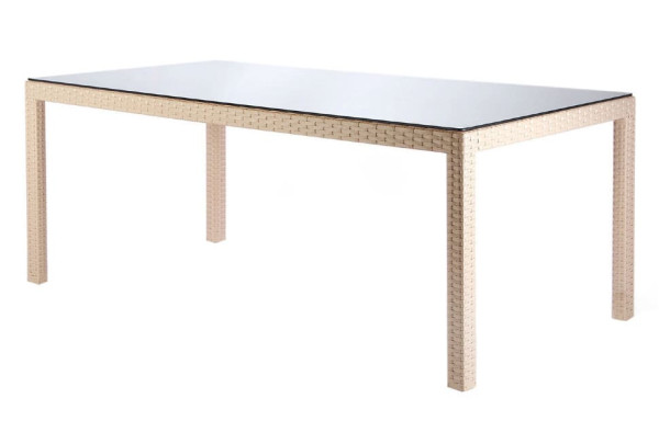Стіл із ротанга Pradex Галант Бежевий-0