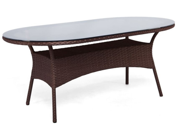 Стіл Pradex Монтана радіусний Коричневий-0