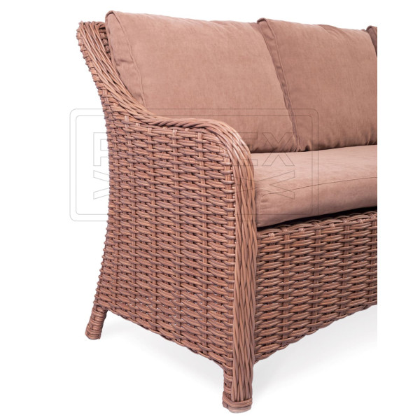 Диван Pradex Аделина с одним подлокотником Коричневый-2