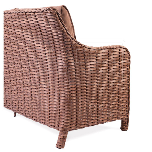 Диван Pradex Аделина с одним подлокотником Коричневый-3