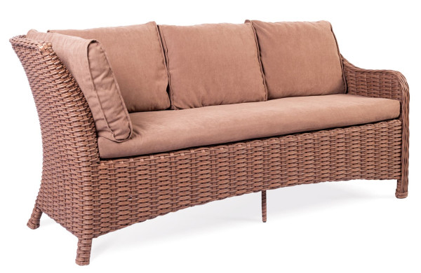 Диван Pradex Аделіна кутовий з одним підлокітником Коричневий-0