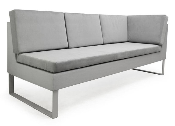 Диван Pradex Бонд трёхместный с одним подлокотником Серый-0