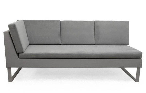 Диван Pradex Бонд трёхместный с одним подлокотником Серый-1