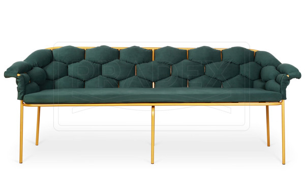 Садовий диван 3-місний Pradex Елеонор Зелений-1