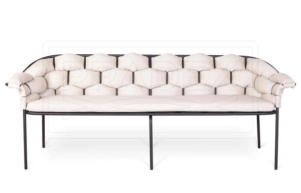 Садовий диван 3-місний Pradex Елеонор Зелений-5