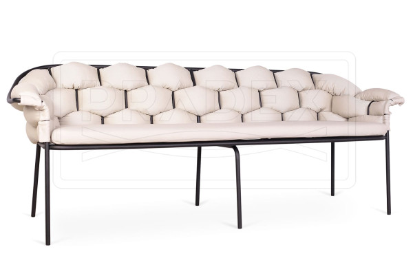 Садовий диван 3-місний Pradex Елеонор Зелений-6