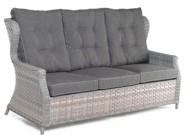 Диван із ротангу Pradex Глорія Сірий-0