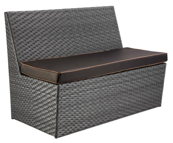 Диван из ротанга Pradex Капри двухместный Серый-0