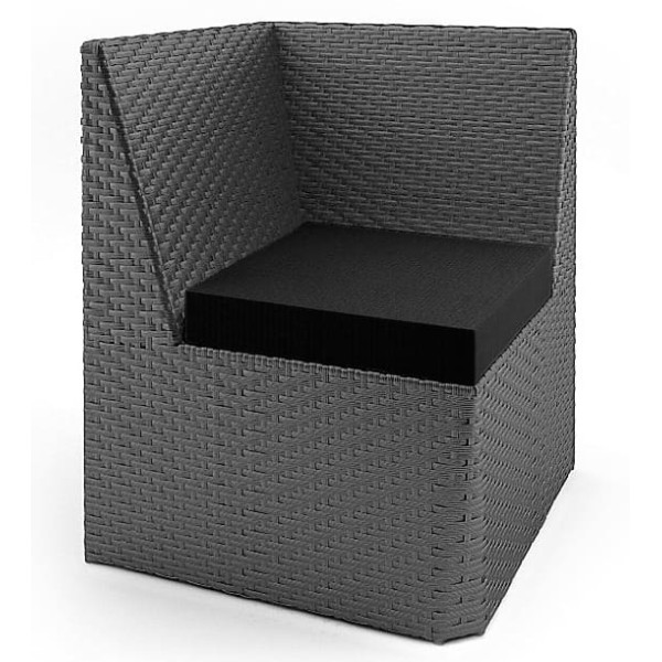 Кутовий елемент Pradex Капрі Світлий графіт-0