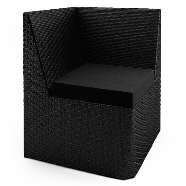 Кутовий елемент Pradex Капрі Чорний-0