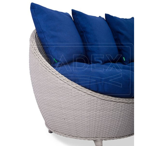 Диван из ротанга Pradex Киви Бежевый-2