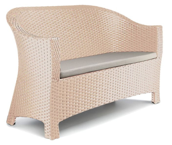 Диван із ротанга Pradex Комфорт двомісний Бежевий-0