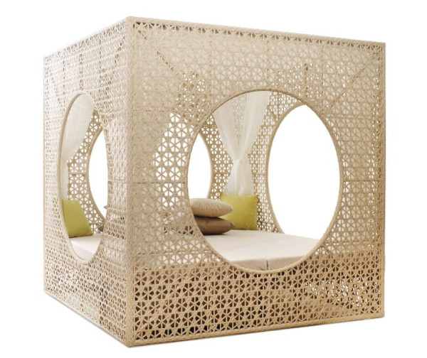 Диван-альтанка з ротанга Pradex Куб Лаунж-0