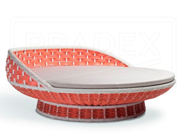 Диван из ротанга Pradex Лотос Лаунж-6