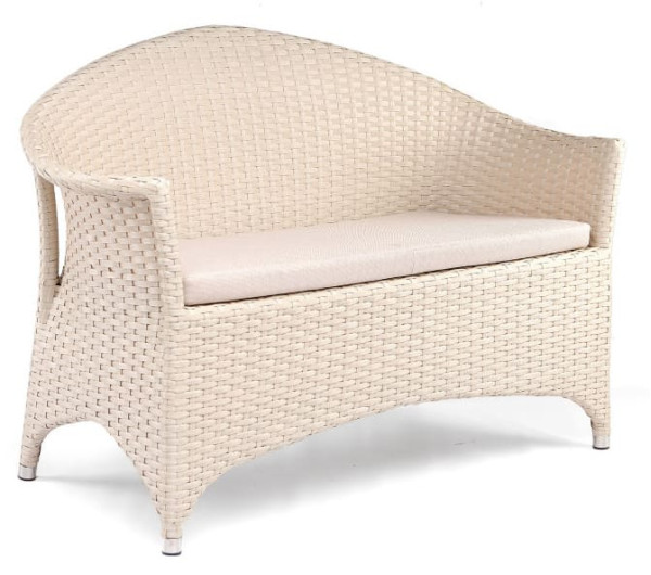 Диван з ротанга Pradex Марокко двомісний Бежевий-0