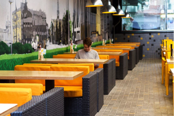 Диван із ротанга Pradex Мартін двомісний Чорний-1