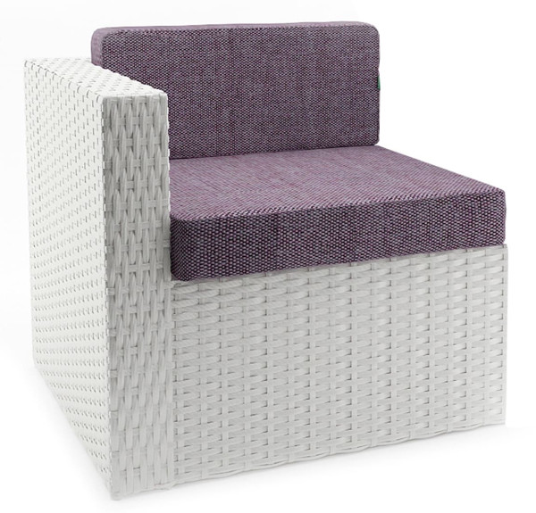 Кутовий елемент Pradex Мартін Білий-0