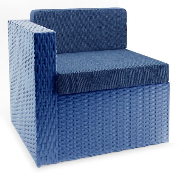 Угловой элемент Pradex Мартин Синий-0