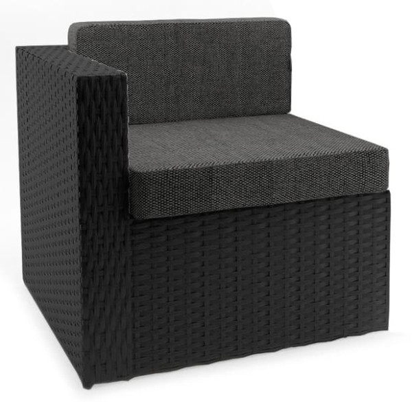 Кутовий елемент Pradex Мартін Чорний-0