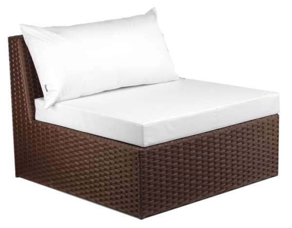 Диван з ротанга Pradex Оазис прямий Темно-коричневий-0