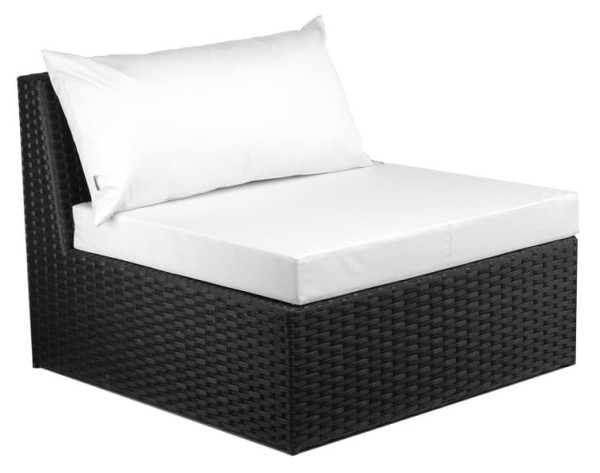 Диван из ротанга Pradex Оазис прямой Черный-0