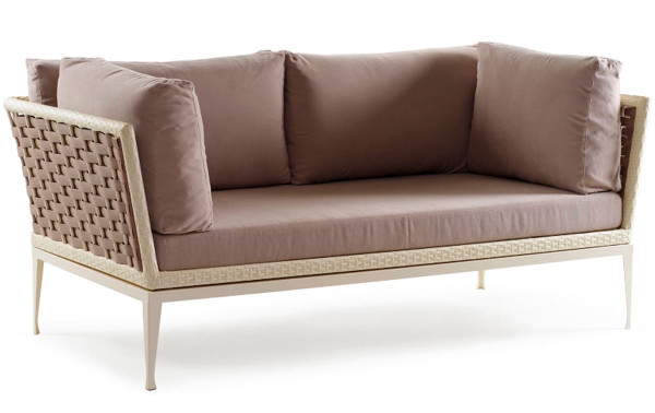 Диван з ротанга Pradex Оллі Бежевий-0