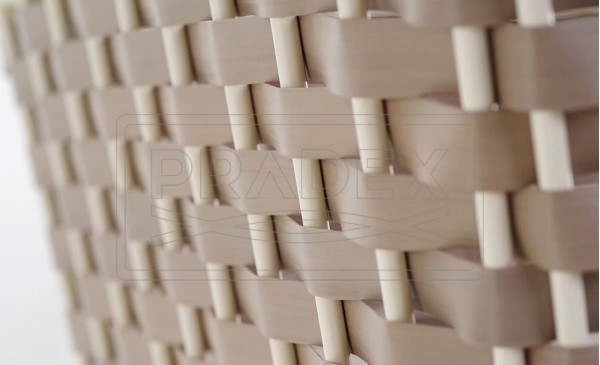 Диван з ротанга Pradex Оллі Бежевий-5