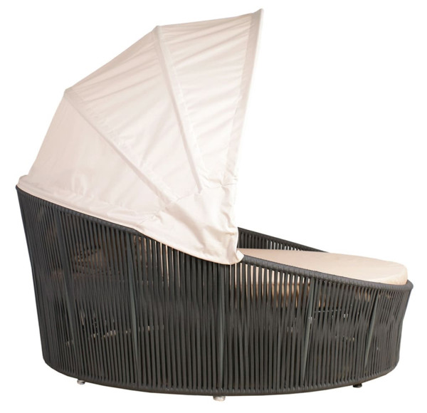 Садовый лаунж диван Pradex Орбит-Твист с тентом-2