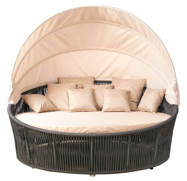 Садовый лаунж диван Pradex Орбит-Твист с тентом-1