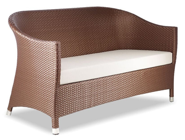 Диван із ротанга Pradex Парадіз Лаунж двомісний Коричневий-0