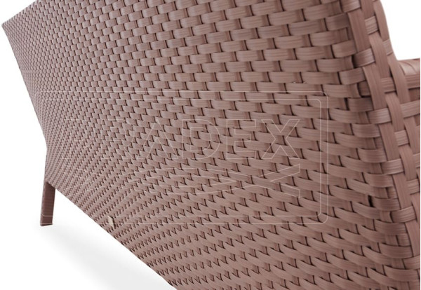 Диван Pradex Татамі нерозкладний Коричневий-3