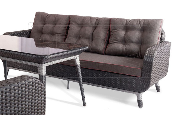 Диван Pradex Теннессі Обідній Чорний-1