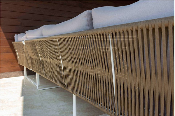 Диван Pradex Твист-М без подлокотников Белый-3