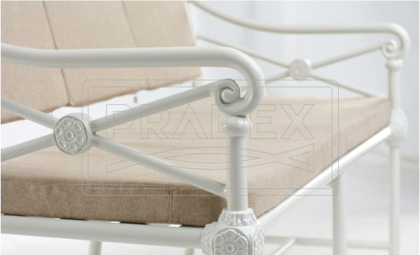 Диван Pradex Верона двомісний Білий-3