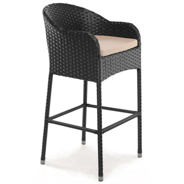 Крісло з ротанга Pradex Барне Чорний-0