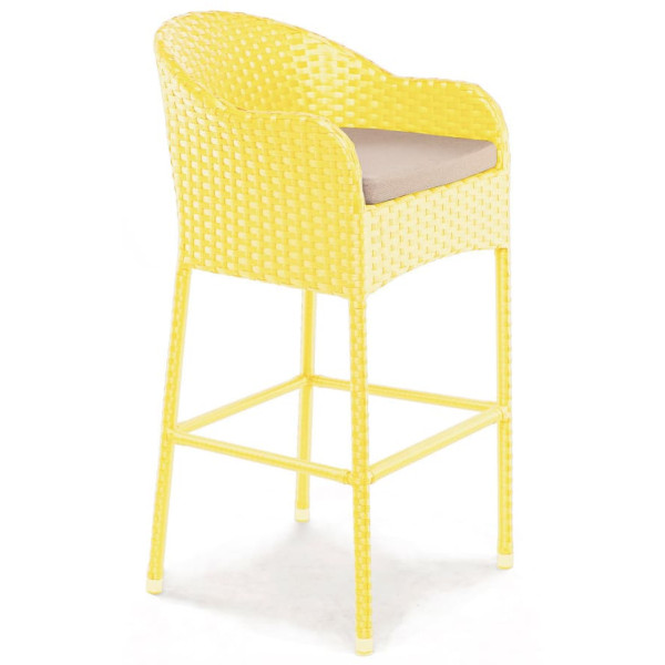 Крісло з ротанга Pradex Барне Жовтий-0