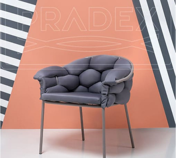 Кресло Pradex Элеонор Серый-4