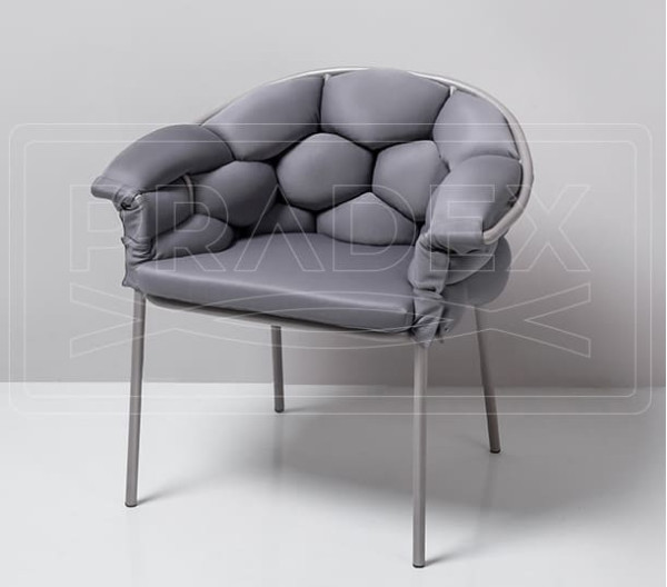 Кресло Pradex Элеонор Серый-3