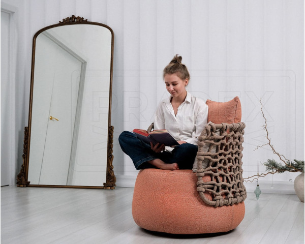 Кресло Pradex Гелиос Коричневое-7