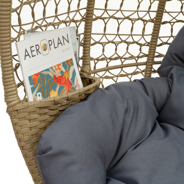 Кресло-качель Pradex Кокон Клауд Бежевый-3