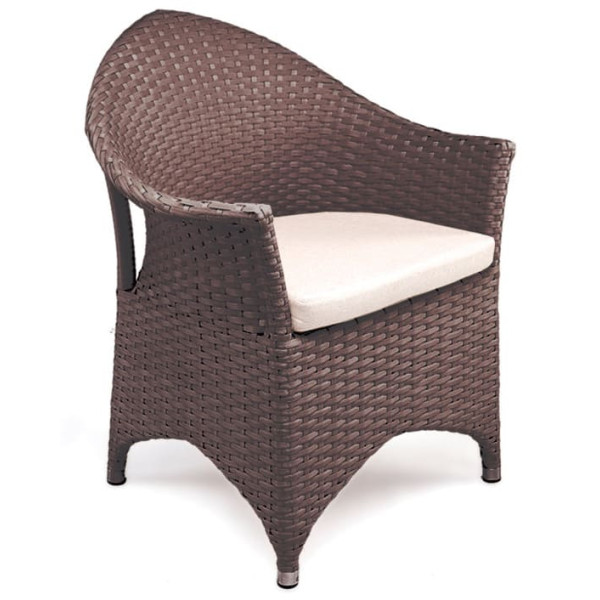 Крісло з ротанга Pradex Марокко Коричневий-0