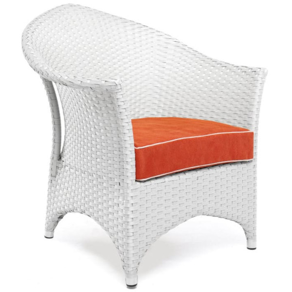 Кресло из ротанга Pradex Марокко Лаунж Белый-0