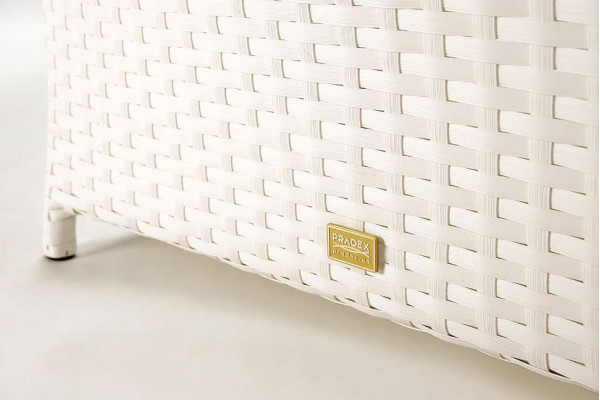 Кресло из ротанга Pradex Патио Белое-7