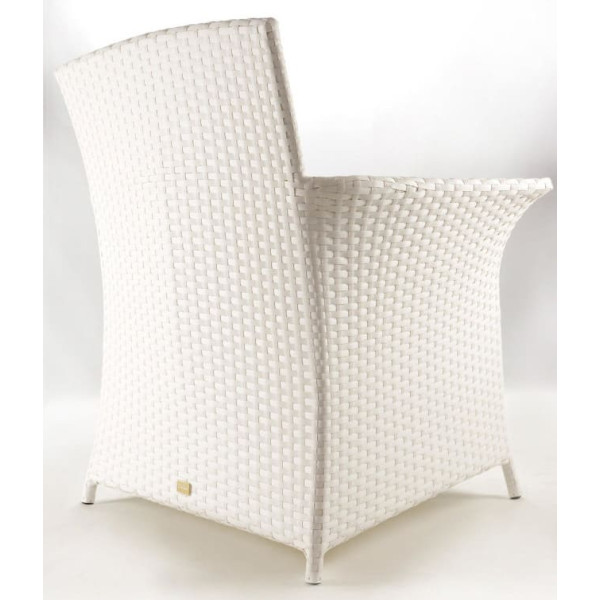 Кресло из ротанга Pradex Патио Белое-5