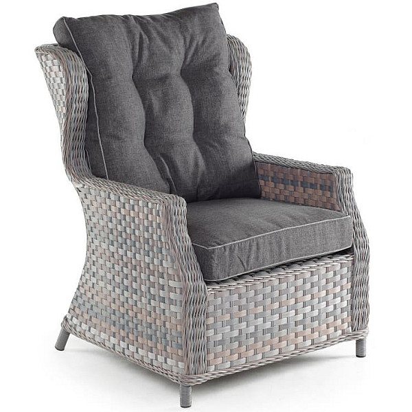 Кресло из ротанга Pradex Глория Серое-0