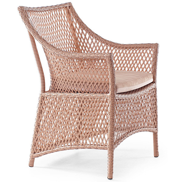 Крісло з ротанга Pradex Грейс Бежеве-0