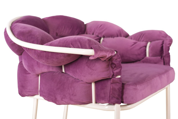 Кресло Pradex Элеонор Лаунж Фиолетовый-2